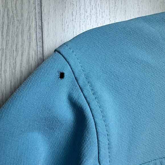 The North Face Apex Jacket 1/4 Zip Pullover Womens Small Light Blue Soft Shell - Picture 7 of 16